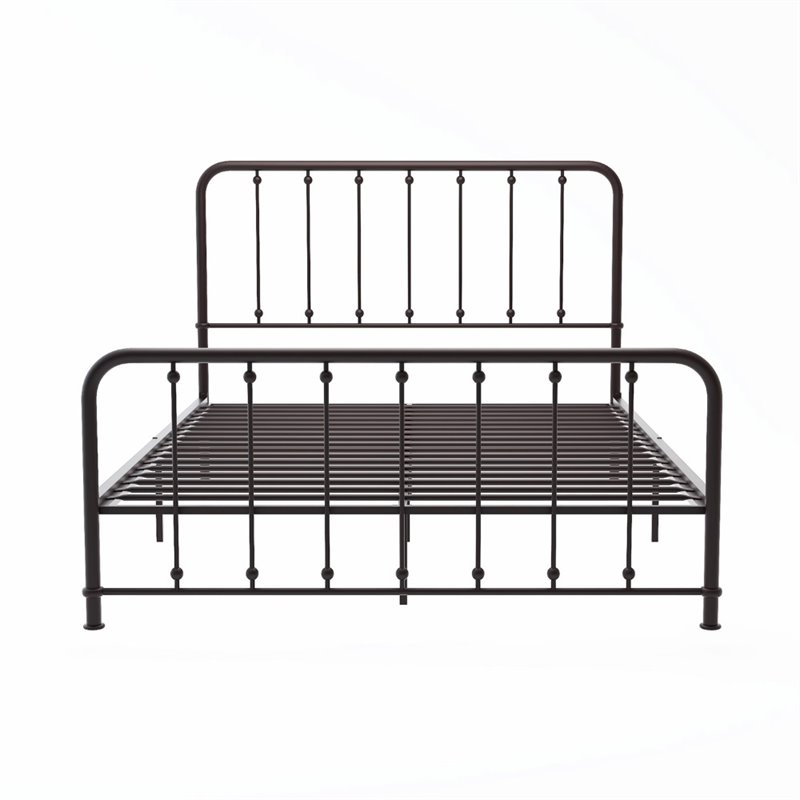 Lexicon Larkspur Queen Metal Platform Bed in Dark Bronze