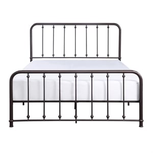 Lexicon Larkspur Queen Metal Platform Bed in Dark Bronze