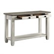 Lexicon Granby Wood 2 Drawer Console Table in Antique White