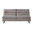 Lexicon Mackay Upholstered Click Clack Convertible Sofa in Brown