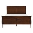 Lexicon Mayville Traditional Wood Queen Sleigh Bed in Brown Cherry