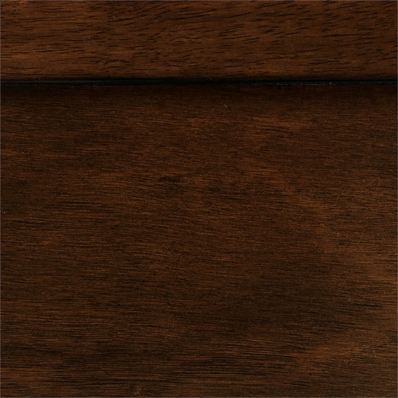 Lexicon Mayville Traditional Wood Eastern King Sleigh Bed in Brown Cherry