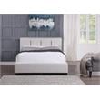 Lexicon Aitana Fabric California King Platform Bed with Storage Drawer in Gray