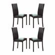 Lexicon Tempe 5-Piece Transitional Metal Dining Set in Black