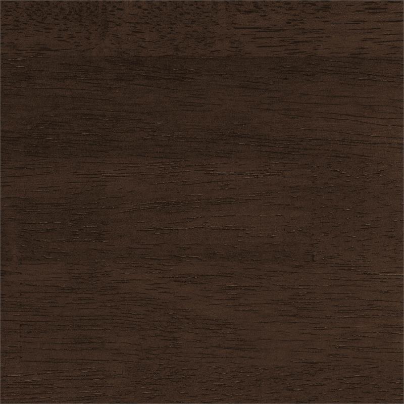 Lexicon Waithe Mid-Century Fabric Rocking Chair in Dark Walnut/Dark Gray