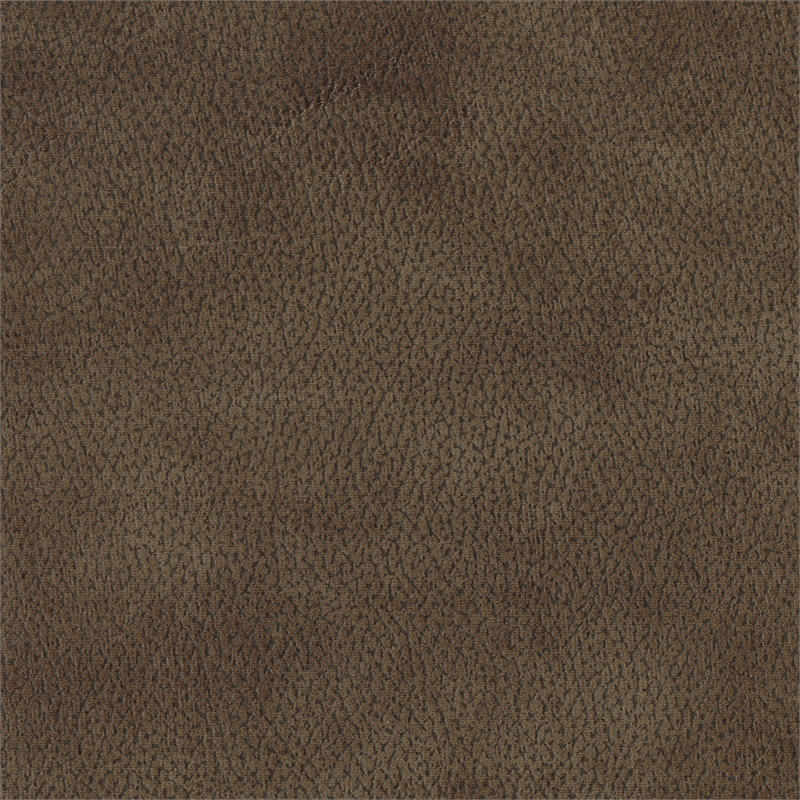 Lexicon Aram Microfiber Double Reclining Sofa with Cup Holders in Brown