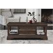 Lexicon Tobias Traditional Wooden Lift Top Coffee Table in Espresso