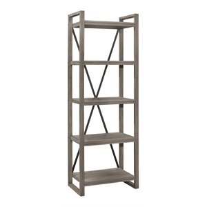 Lexicon Bainbridge 27.5&quot Transitional Wood Side Pier in Weathered Gray
