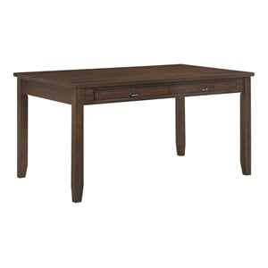Lexicon Binghampton 60&quot Transitional Wood Dining Room Table in Dark Cherry