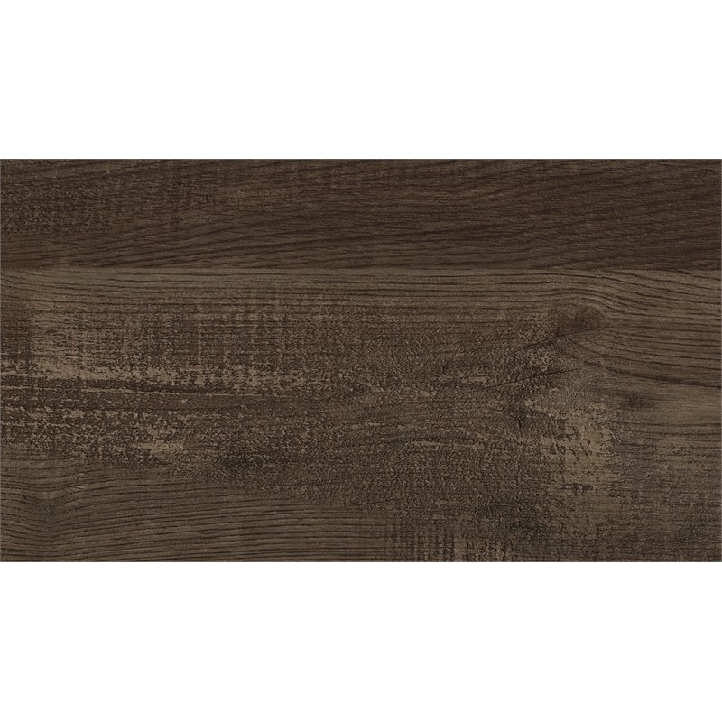 Lexicon Wood 2-Drawers Bedroom Nightstand in Rustic Brown