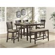 Lexicon Balin Counter Height Wood Bench in Brown