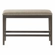 Lexicon Balin Counter Height Wood Bench in Brown