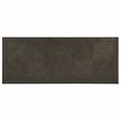 Lexicon Transitional Engineered Wood Dining Room Table in Driftwood Brown