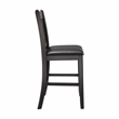 Lexicon Junipero Dark Cherry  finish Counter Height  Upholstery Chair (Set of 2)
