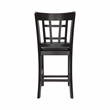 Lexicon Junipero Dark Cherry  finish Counter Height  Upholstery Chair (Set of 2)