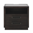 Lexicon Larchmont Wood Nightstand in Charcoal Gray