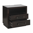 Lexicon Larchmont Wood Nightstand in Charcoal Gray