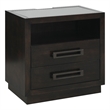 Lexicon Larchmont Wood Nightstand in Charcoal Gray