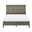 Lexicon Cotterill Full Sleigh Bed in Gray