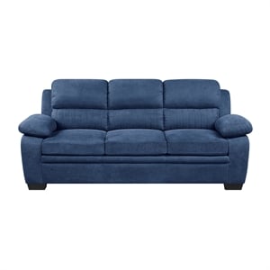 Lexicon Holleman Fabric Upholstered Sofa in Blue Color