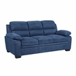 Lexicon Holleman Fabric Upholstered Sofa in Blue Color