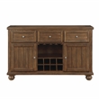 Lexicon Contemporary Wood and MDF Board Dining Room Server in Cherry