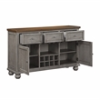 Lexicon Contemporary Wood and MDF Board Dining Room Server in Gray