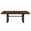 Lexicon Contemporary Wood and MDF Board Dining Room Table in Walnut