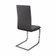 Lexicon Yannis Metal Dining Room Side Chair in Chrome (Set of 2)