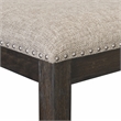 Lexicon Traditional Wood Dining Room Bench in Wire Brushed Brown