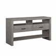 Lexicon Traditional Wood and MDF Board Dining Room Server in Gray