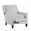 Lexicon Banks Fabric Upholstered Push Back Recliner in Sand Color
