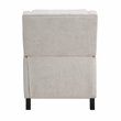 Lexicon Banks Fabric Upholstered Push Back Recliner in Sand Color