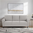 Lexicon Ellery Textured Fabric 2-Piece Upholstered Sofa Set in Sand Brown
