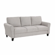 Lexicon Ellery Textured Fabric 2-Piece Upholstered Sofa Set in Sand Brown
