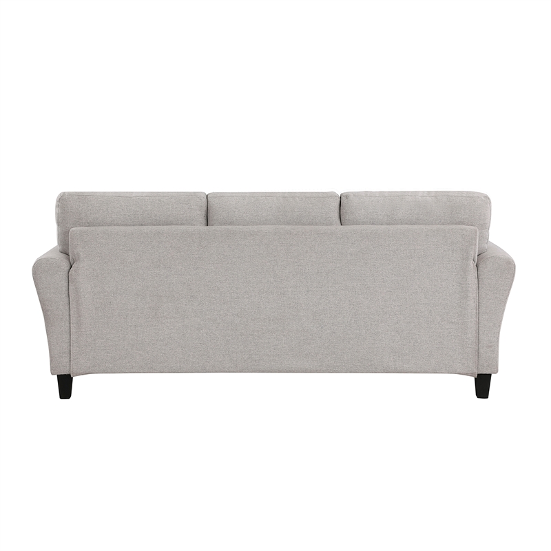 Lexicon Ellery Textured Fabric 2-Piece Upholstered Sofa Set in Sand Brown