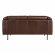 Lexicon Soren Leather 2-Piece Upholstered Sofa Set in Brown