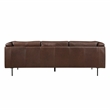 Lexicon Soren Leather 2-Piece Upholstered Sofa Set in Brown