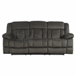 Lexicon Laurelton Microfiber 2-Piece Manual Reclining Sofa Set in Chocolate