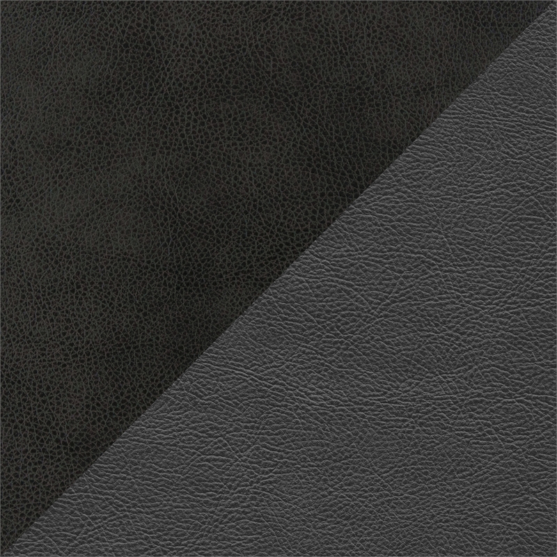 Lexicon Briscoe Faux Leather 2-Piece Manual Reclining Sofa Set in Gray