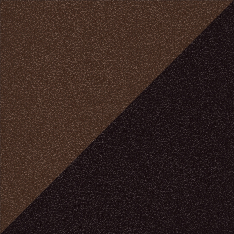 Lexicon Briscoe Faux leather 2-Piece Manual Reclining Sofa Set in 2-Tone Brown