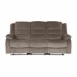 Lexicon Jarita Microfiber 2-Piece Manual Reclining Sofa Set in Chocolate