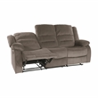 Lexicon Jarita Microfiber 2-Piece Manual Reclining Sofa Set in Chocolate