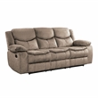 Lexicon Bastrop Microfiber 2-Piece Manual Reclining Sofa Set in Brown