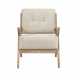Lexicon Ollen Fabric Upholstered Accent Chair in Sand