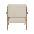 Lexicon Ollen Fabric Upholstered Accent Chair in Sand