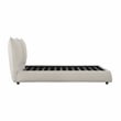 Lexicon Linna Chenille Upholstery California King Platform Bed in Beige