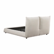 Lexicon Linna Chenille Upholstery California King Platform Bed in Beige
