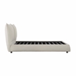 Lexicon Linna Chenille Upholstery Eastern King Platform Bed in Beige