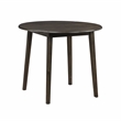 Lexicon Rutland 5-Piece Wood and Faux Leather Dining Set in Black